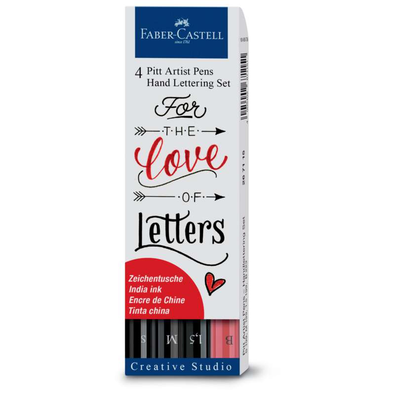 Set Hand Lettering Faber Castell, For the Love of Letters