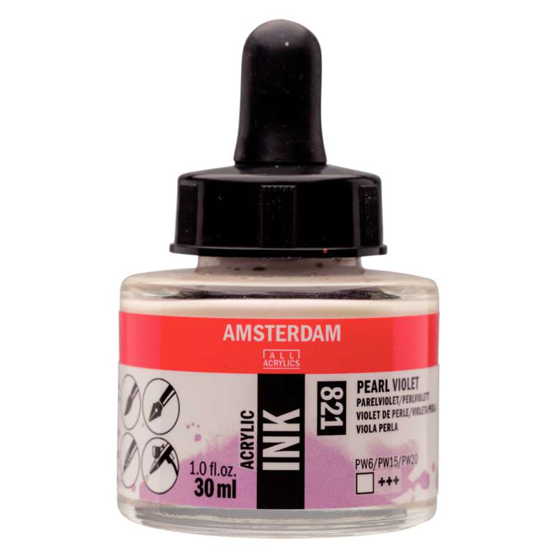 Encre acrylique Amsterdam, 30 ml, Violet nacré