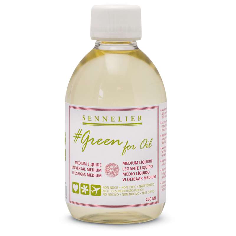 Médium liquide Green for Oil Sennelier, 250 ml