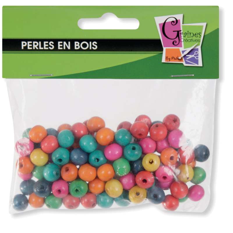 Lot de perles de couleur, 100 perles