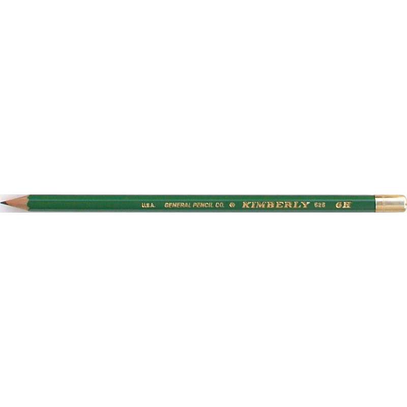 Crayon graphite Kimberly, Crayon à l'unité, 6H