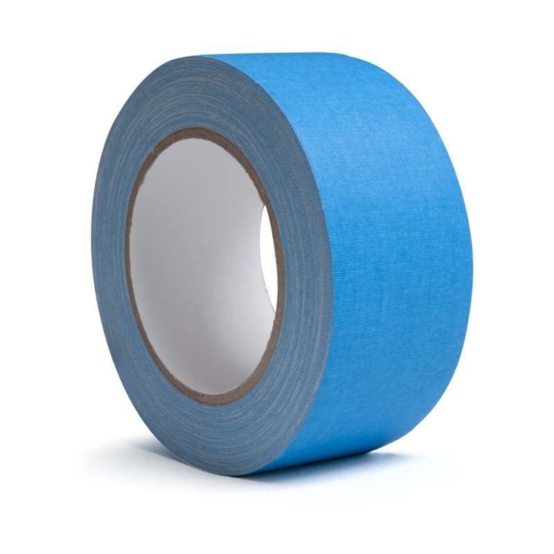 Toile fluo, 25 mm x 25 m, Bleu