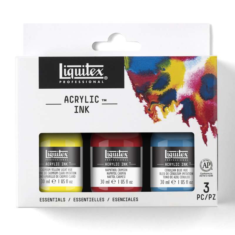 Coffrets Liquitex Acrylic Ink, Primaires