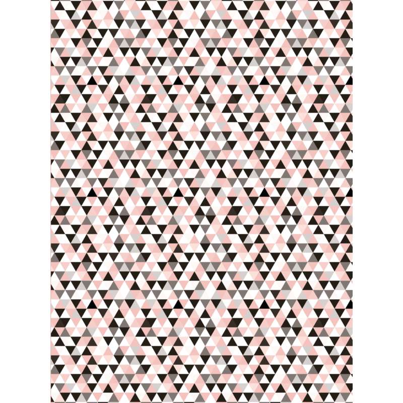 Papier Décopatch - 20g/m², 3 feuilles - 30 x 40 cm, Triangles