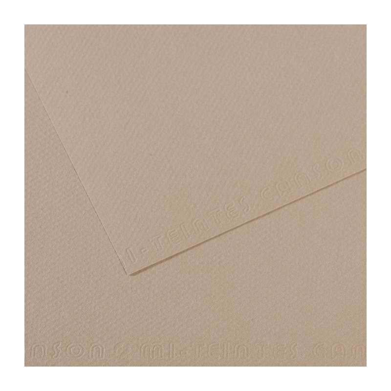 Papier mi-teintes Canson, 75 x 110 cm (Grand aigle) - 160 g/m², Gris flanelle