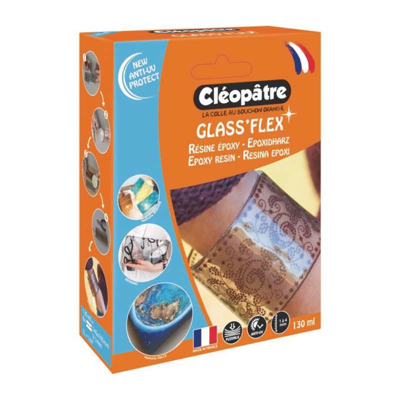 Résine Glass'100 Cléopâtre, 130 ml