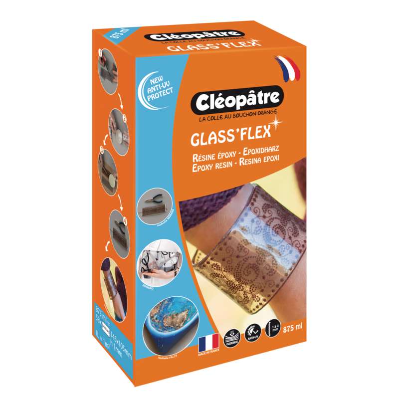 Résine Glass'100 Cléopâtre, 875 ml