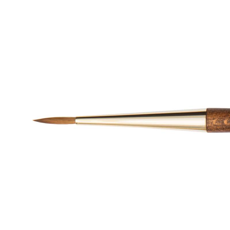 Pinceau Isabey martre Kolinsky pointe ronde fine, série 6227, Taille 4 - Larg. 2,4 mm