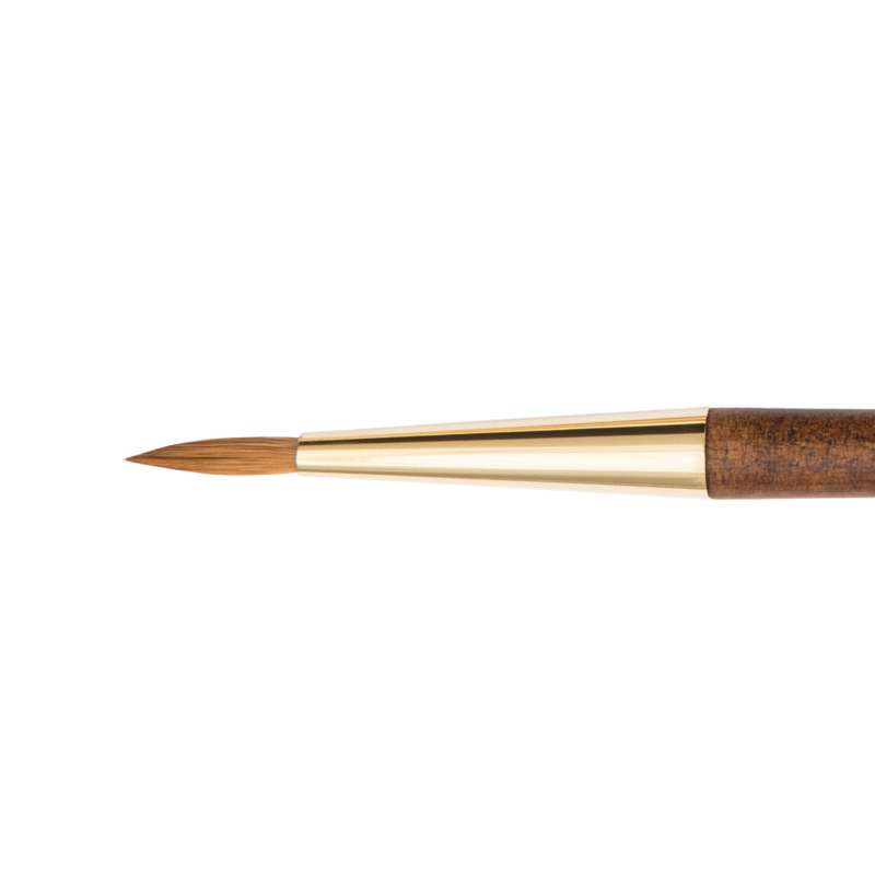 Pinceau Isabey martre Kolinsky pointe ronde fine, série 6227, Taille 5 - Larg. 3,2 mm