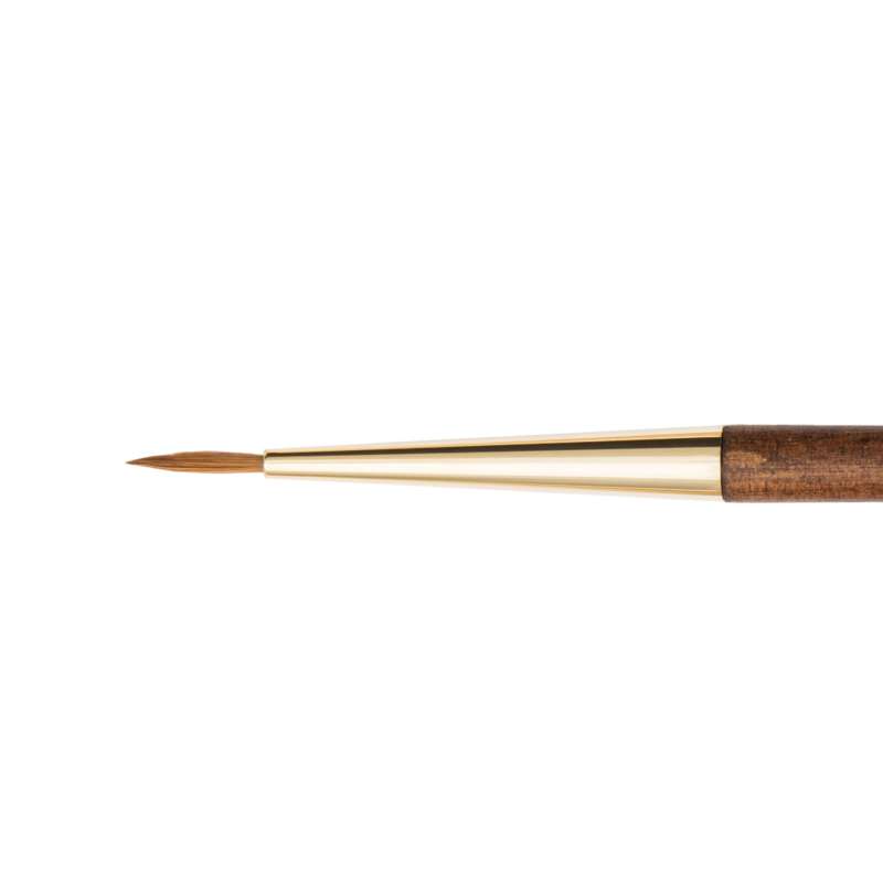 Pinceau Isabey martre Kolinsky pointe ronde fine, série 6227, Taille 3 - Larg. 1,7 mm