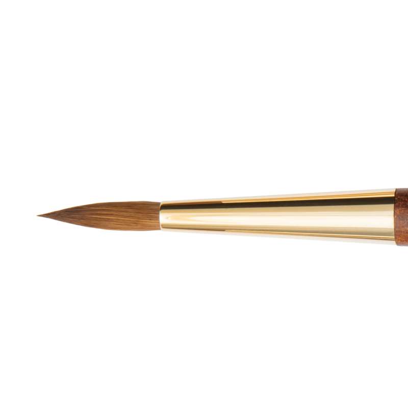Pinceau Isabey martre Kolinsky pointe ronde fine, série 6227, Taille 10 - Larg. 5,8 mm