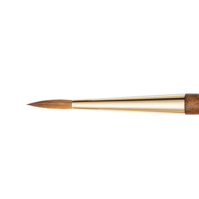 Pinceau Isabey martre Kolinsky pointe ronde fine, série 6227, Taille 6 - Larg. 3,6 mm