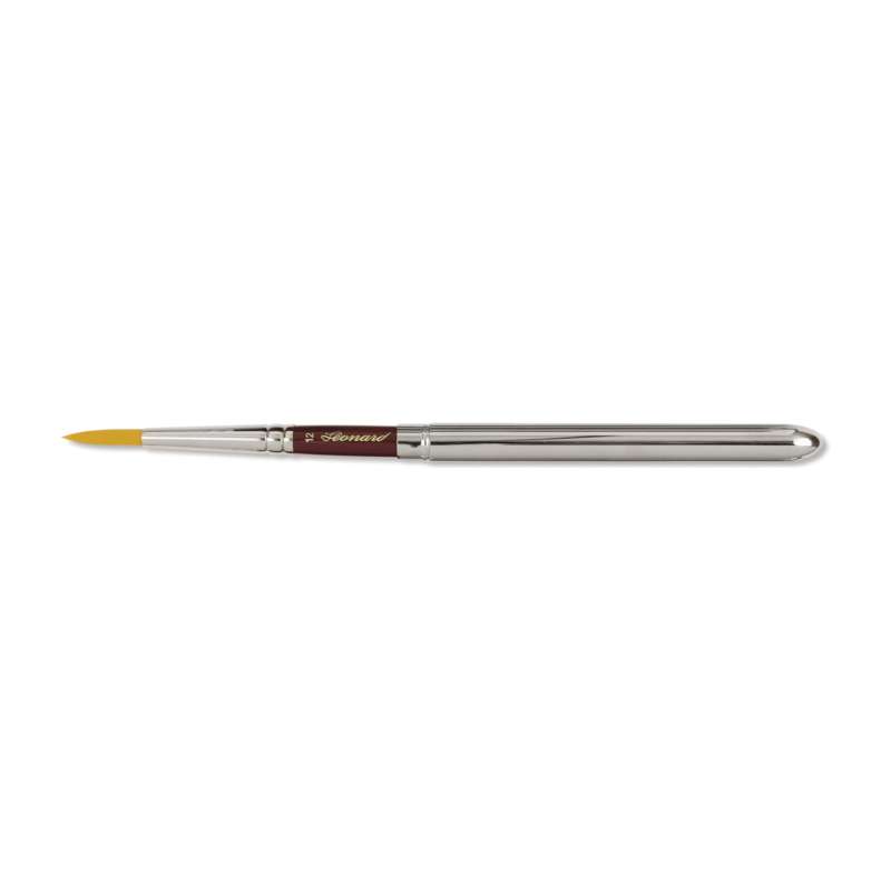 Pinceau Evasion Léonard fibre synthétique pointe ronde, série 1581RO, Taille 12 - larg. 4 mm