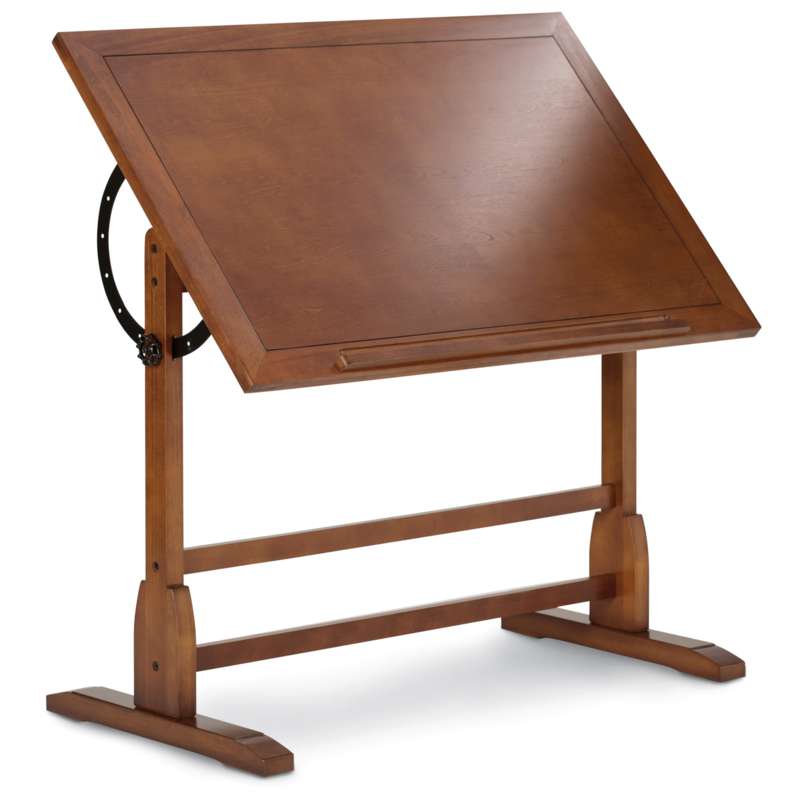 Table dessin en bois Vintage Studio Design, Chêne