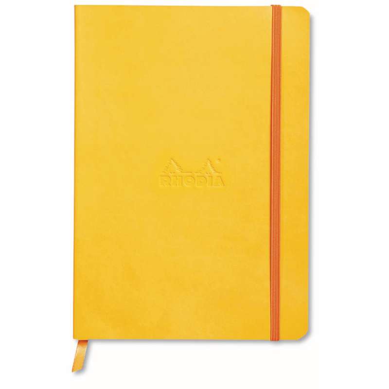 Carnet Rhodiarama Goalbook dots, Jonquille, A5, 14,8 cm x 21 cm, 90 g/m²