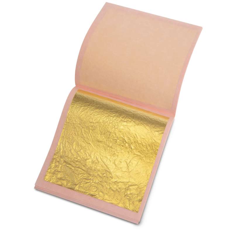 feuilles d’or Manetti, double, 23 carats - Or jaune extra, 1. Feuille libre - 25 feuilles
