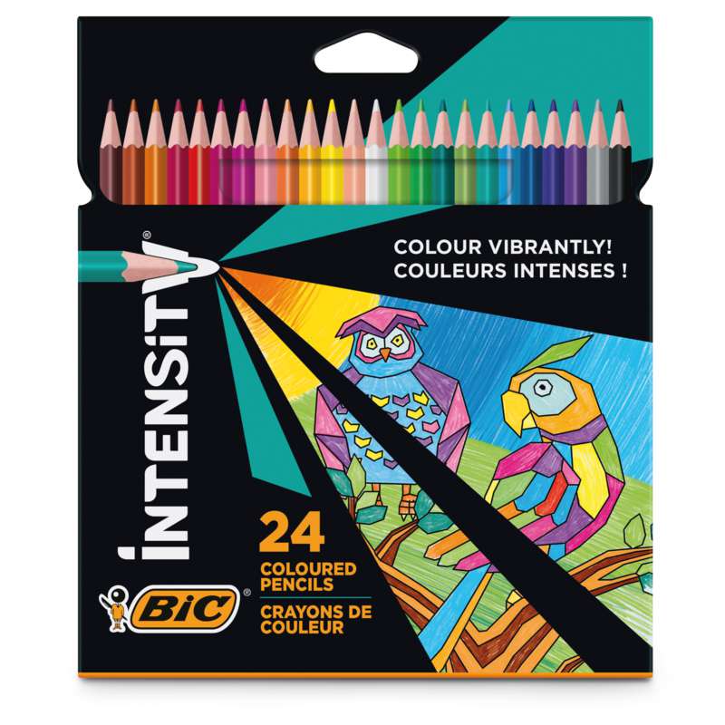Coffrets crayons de couleur Bic® Color Up, Set, 24 crayons